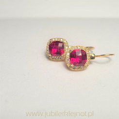 Kolczyki wiszące próba 585