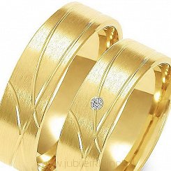 Obrączki złote próby 585