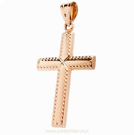 Krzyż złoty próba 585