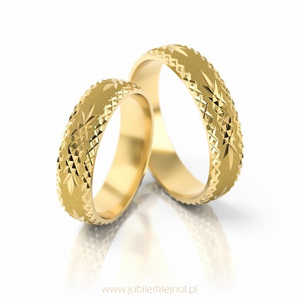 Obrączki złote próby 585