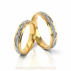 Obrączki złote próby 585  