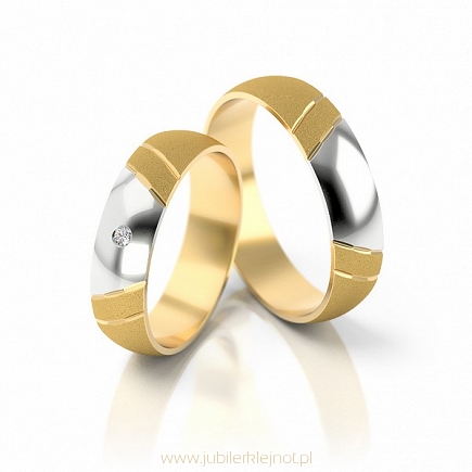 Obrączki złote próby 585