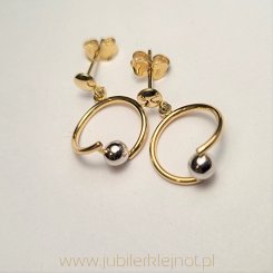 Kolczyki wiszące próba 585