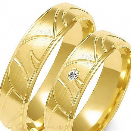 Obrączki złote próby 585