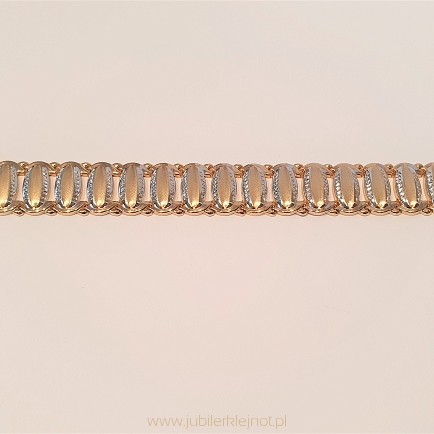 Bransoletka złota wykonana ze złota próby 585
