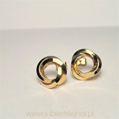 Kolczyki próba złota 585 