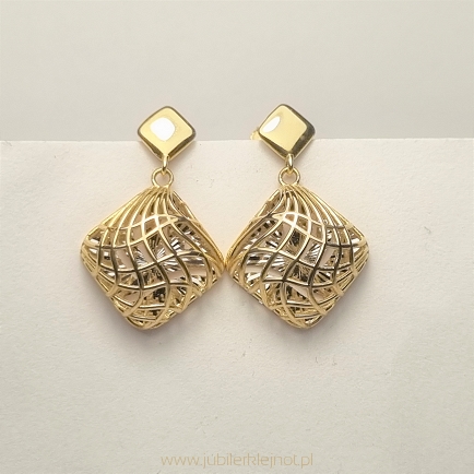 Kolczyki wiszące próba 585