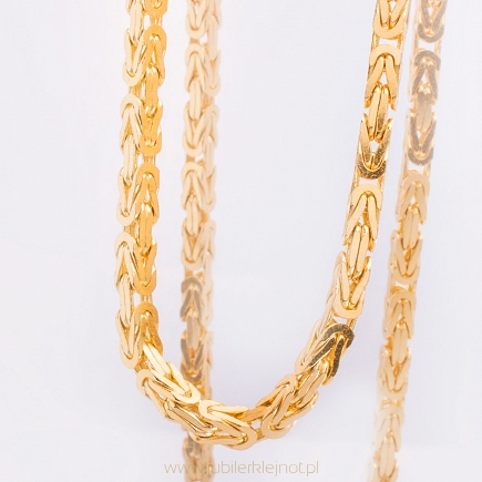 Złoty Łańcuszek splot królewski