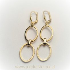 Kolczyki wiszące próba 585