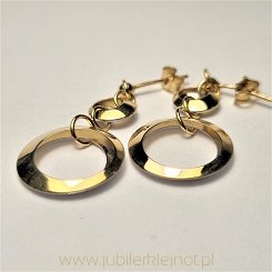 Kolczyki wiszące próba 585