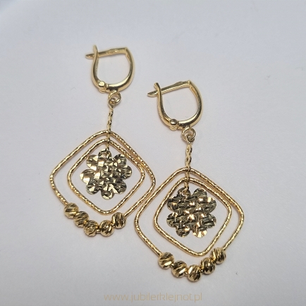 Kolczyki wiszące próba 585