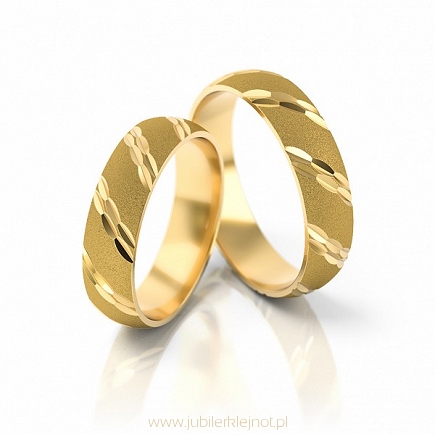 Obrączki złote próby 585