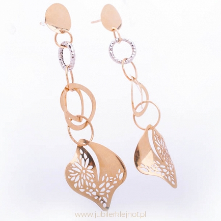 Kolczyki złote próby 585