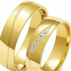 Obrączki złote próby 585