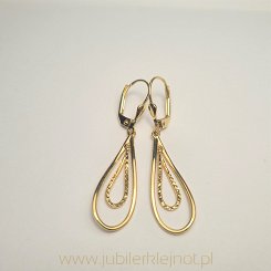 Kolczyki wiszące próba 585