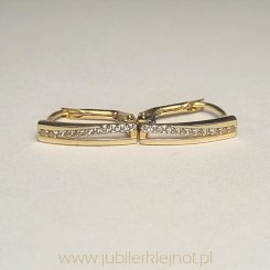 Kolczyki próba złota 585 