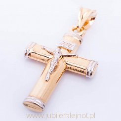 Krzyż złoty próby 585 