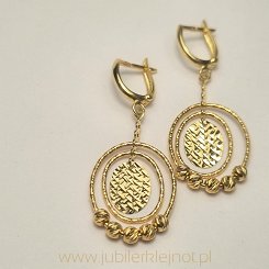 Kolczyki wiszące próba 585