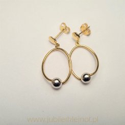 Kolczyki wiszące próba 585