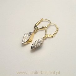 Kolczyki wiszące próba 585