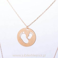 Łańcuszek złoty próby 585 "celebrytka" 